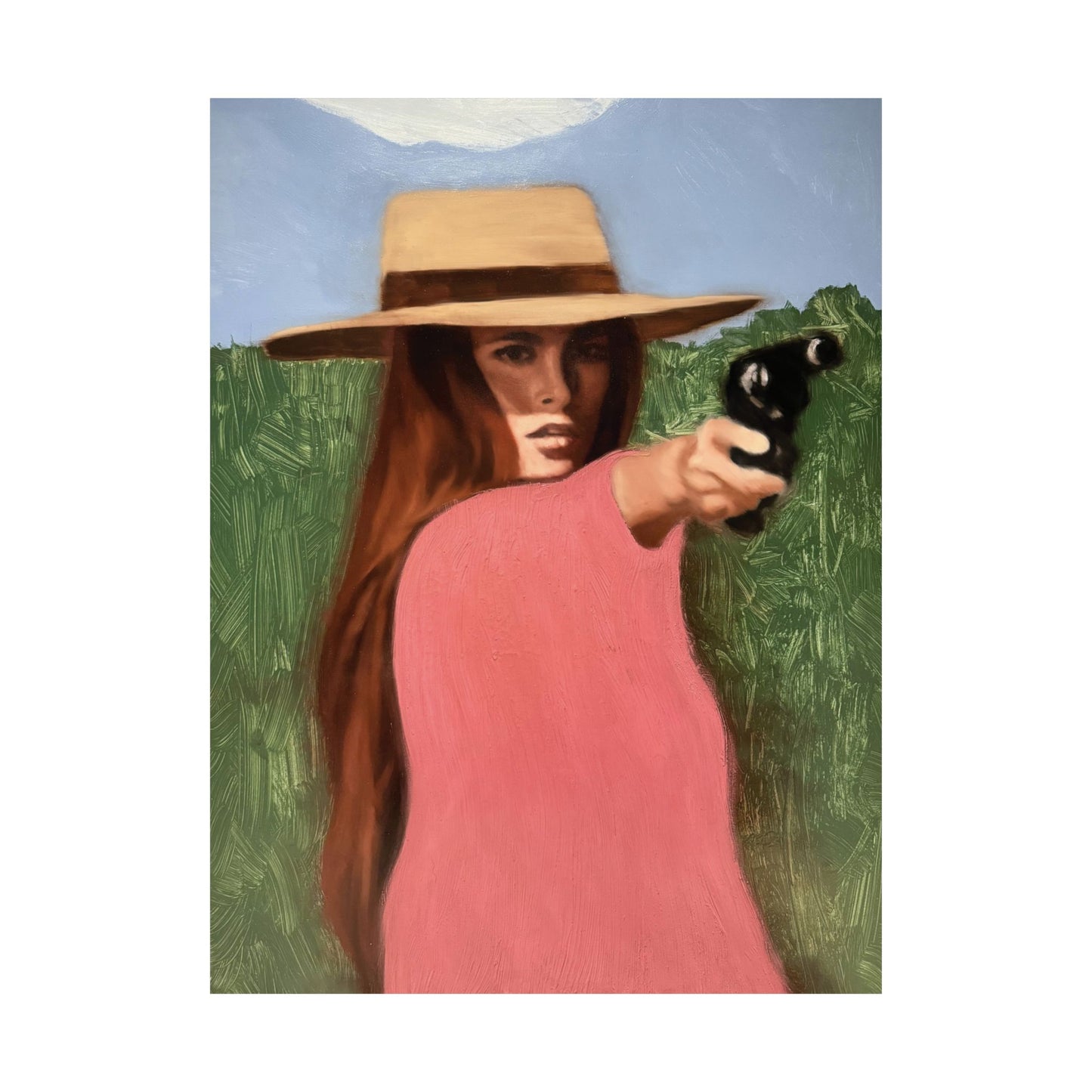 Miss Welch Paper Print